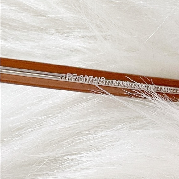 Fendi Designer Sunglasses FF0074-RCI-50mm Rust Havana Red Marble Grey/ Rose Pink - Picture 7 of 7